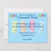 Dreidelsの4匹の招待状 招待状 (裏面)