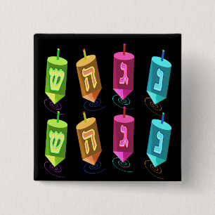 Dreidels 4つのボタン 缶バッジ