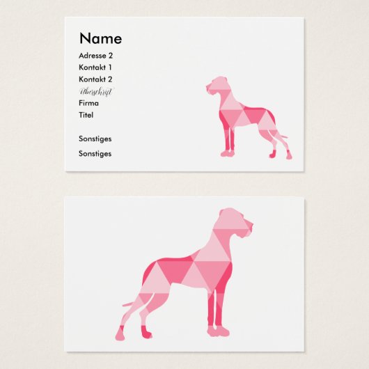 Dreiecks Dogge (正面&裏面)