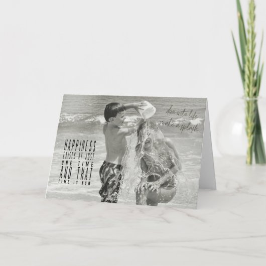 DRENCHEDグリーティングカード サンキューカード (正面)