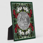 Drenchedバラ独自の写真を作成 フォトプラーク (側面)