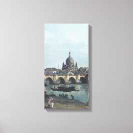 Dresden Elbufer Vedute – Canaletto – Bellotto キャンバスプリント