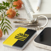 Dresden emblem Germany flag symbol coat arms キーホルダー (正面右)