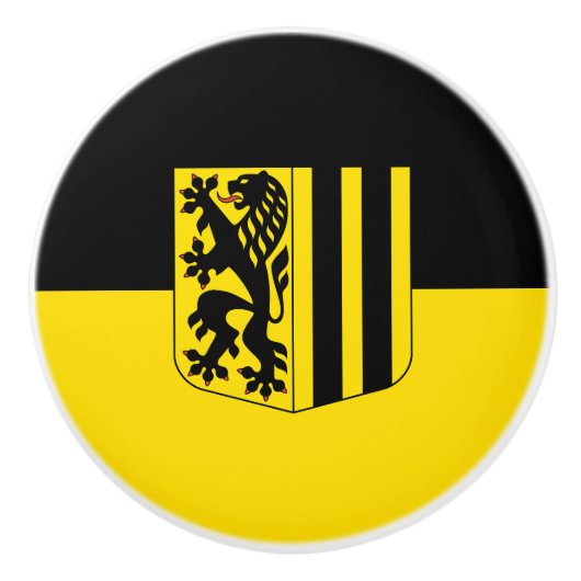 Dresden emblem Germany flag symbol coat arms セラミックノブ (正面)