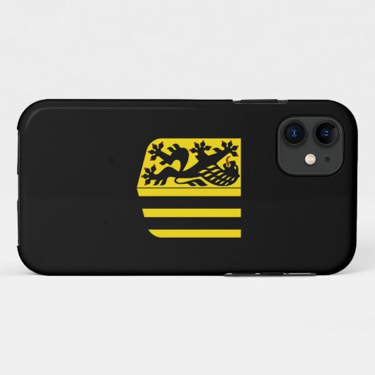 Dresden emblem Germany flag symbol coat arms Case-Mate iPhoneケース (裏面(横))