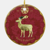 Dresden 'Lordly' Ceramic Monogram Ornament セラミックオーナメント (裏面)