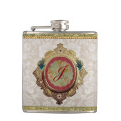 Dresden 'Noblesse' 6 oz. Romantic Flask フラスク (正面)