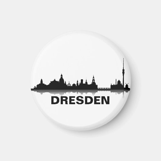 Dresden Skyline Kühlschrank Magnet マグネット (正面)
