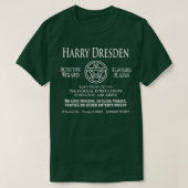 DresdenWizardの探偵 Tシャツ (デザイン正面)