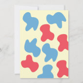 Dress for a mess kids craft birthday Invitation 招待状 (裏面)