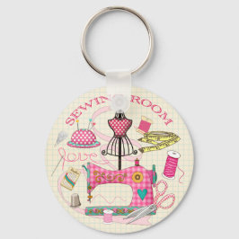 Dress Makers, Sewing Room Key Ring キーホルダー