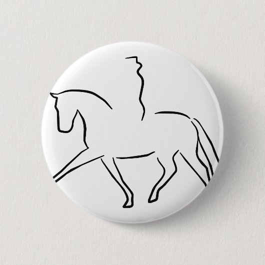 dressage 缶バッジ (正面)