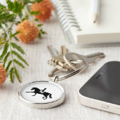 Dressage Horse キーホルダー (側面)