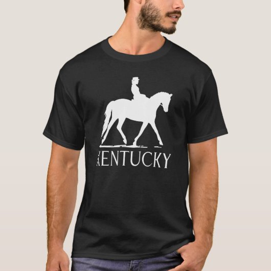 Dressage Horse and Rider Kentucky Tシャツ (正面)