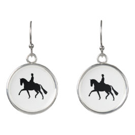 Dressage Horse Trot Earrings イヤリング