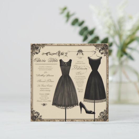 Dressed to Impress: LBDカード 招待状 (スタンド正面)