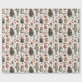Dressed-Up Mice and Baubles ラッピングペーパー (フラット)