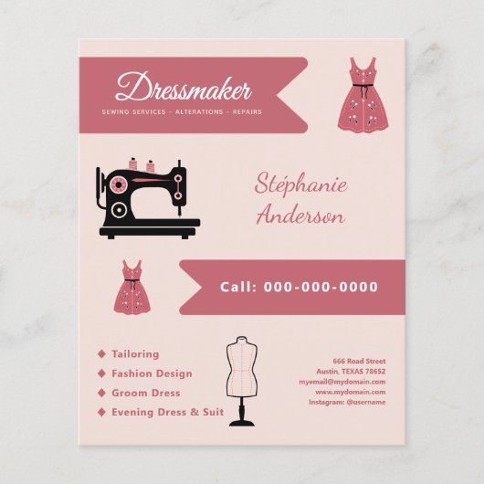 Dressmaker チラシ (正面)