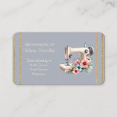 Dressmaker Bridal Gowns Grad Gowns Business Card 名刺 (正面)