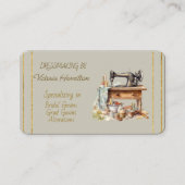 Dressmaker Bridal Gowns Grad Gowns Business Card 名刺 (正面)