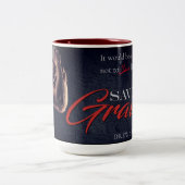 drew血清- 15のozによるセービングの墓。 マグ-罪か保存 ツートーンマグカップ (中央)