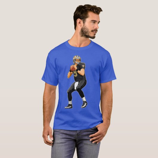 Drew Brees 9 Passeshe Ball funny Tシャツ (正面フル)