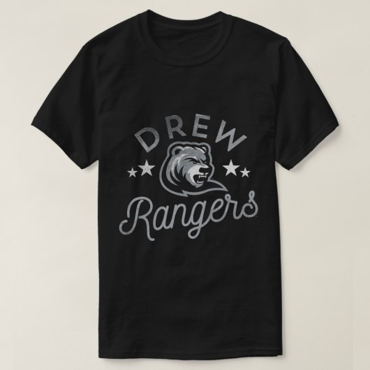 Drew University RangersロゴTシャツ Tシャツ (デザイン正面)