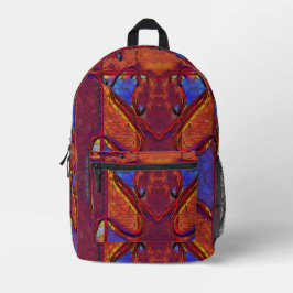 Dried Earth プリントバックパック