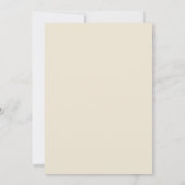 Dried Fan Palm Oasis Botanical Wedding  Invitation 招待状 (裏面)