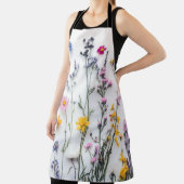 DRIED FLOWERS AESTHETIC FLORAL WILDFLOWER エプロン (インサイチュ)