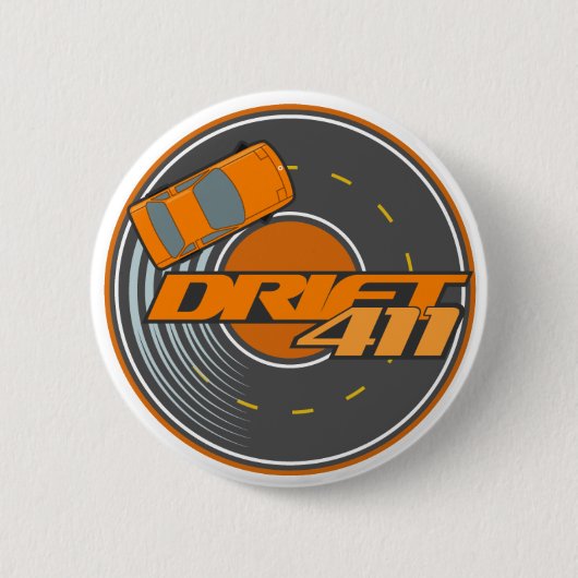 Drift411ボタン 缶バッジ (正面)
