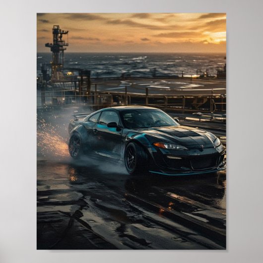 Drift Car Poster ポスター (正面)