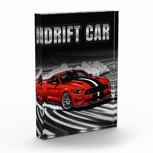 Drift Car Red Muscle フォトブロック (左)