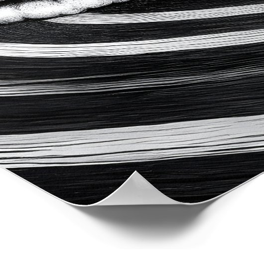 Drift Car Red Muscle ポスター (角)