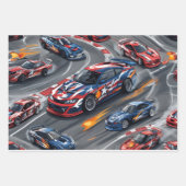 Drift-Car-Wrapping-Paper ラッピングペーパーシート (正面3)