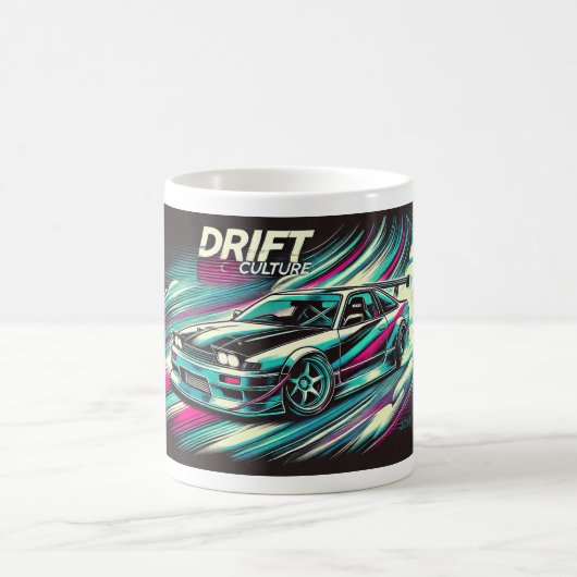 Drift Culture Drifting Design Sweatshirt コーヒーマグカップ (中央)