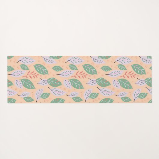 Drifting Leaves ヨガマット (裏面(横))