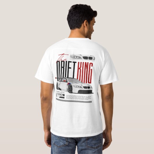 Drifting Machine – Speed & Smoke t shirte  Tシャツ (裏面フル)