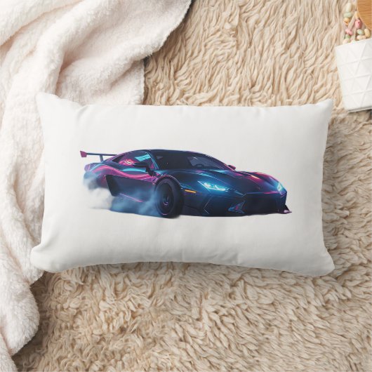 Drifting with roar - night exclusive edition ランバークッション (ブランケット)