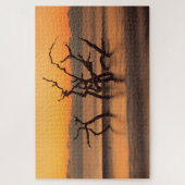 Driftwood Beach at Sunrise Jekyll Island Georgia ジグソーパズル (縦)