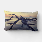 Driftwood Beach Jekyll Island Ga. at dawn Pillow ランバークッション (裏面)