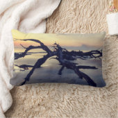 Driftwood Beach Jekyll Island Ga. at dawn Pillow ランバークッション (ブランケット)