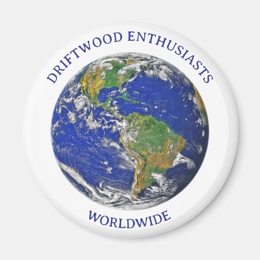 DRIFTWOOD ENTHUSIASTS WORLDWIDE MAGNET マグネット (正面)