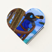 Driftwood heart notebook ノートブック (裏面)