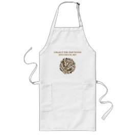 DRIFTWOOD-THEMED APRON ロングエプロン