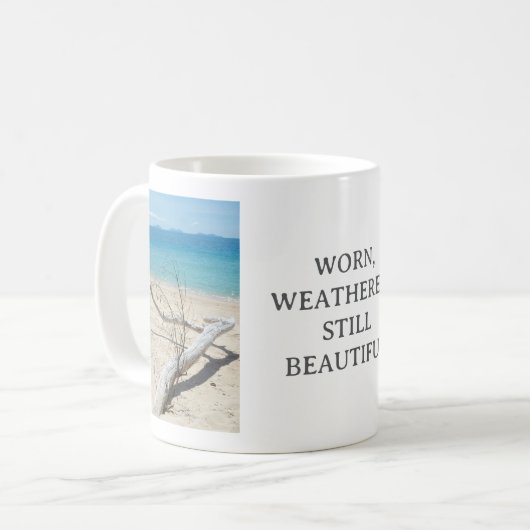 DRIFTWOOD THEMED COFFEE MUG コーヒーマグカップ (正面左)