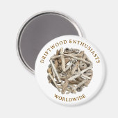 DRIFTWOOD THEMED MAGNET. FRIDGE MAGNET マグネット (正面/裏面)