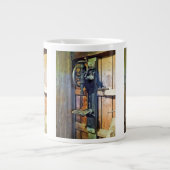 Drill Press in Shop ジャンボコーヒーマグカップ (正面)