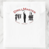 DrillMasterステッカー 楕円形シール (バッグ)