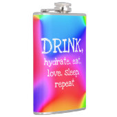 DRINK,朝hydrateしろ, Eat, Love, Sleep, リピート フラスク (右)